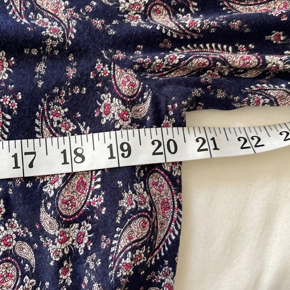 PinkBlush Maternity Paisley Elbow Length Sleeve  Dress  Size XL NWT
